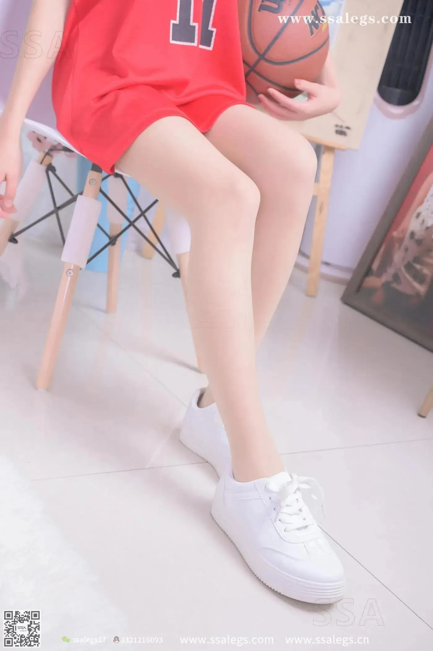 [SSA丝社]超清写真 NO.324 素素小姐姐放假在家陪你玩篮球(上) [80P]插图8